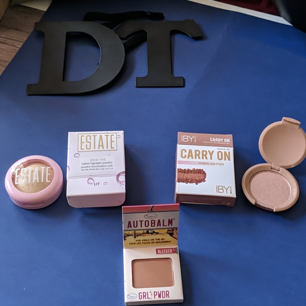 Estate Powder, IBY Highlighter, Cheek Powder NWOT